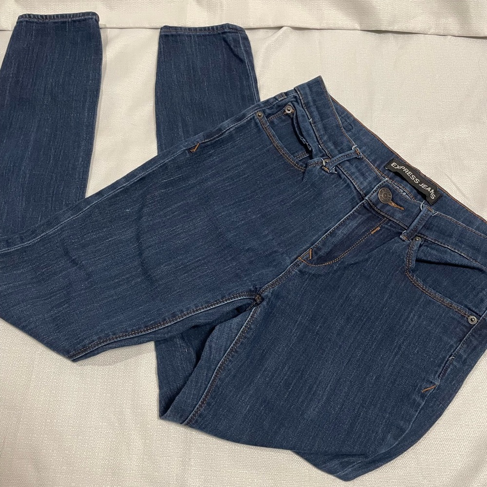 Express -  MidRise Jeans - Dark Blue - Size 6